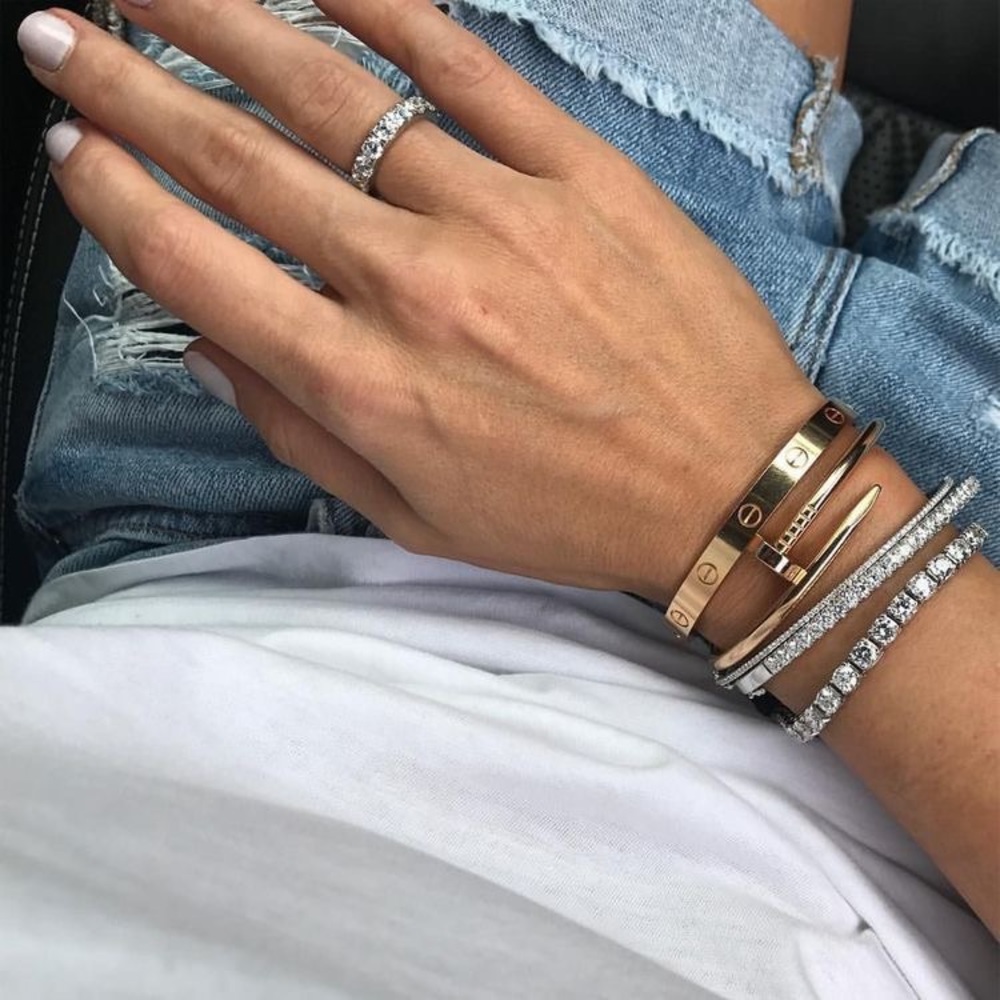 Juste Un Clou Nail Bangle Bracelet